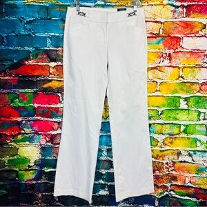 NWT! 7th Avenue NY&C White Bootcut Pants